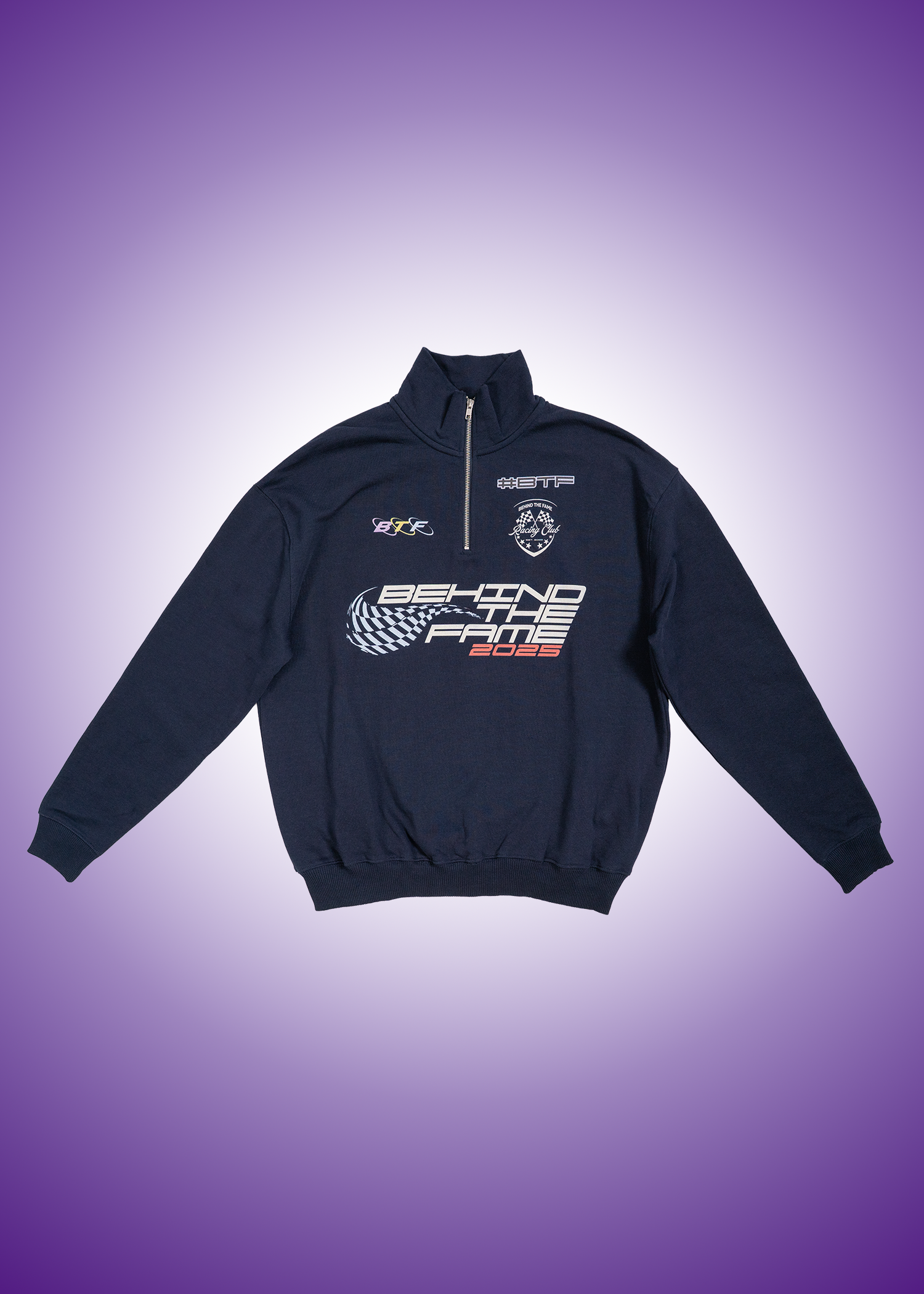 #BTF RACING CLUB POLO ZIP HOODIE