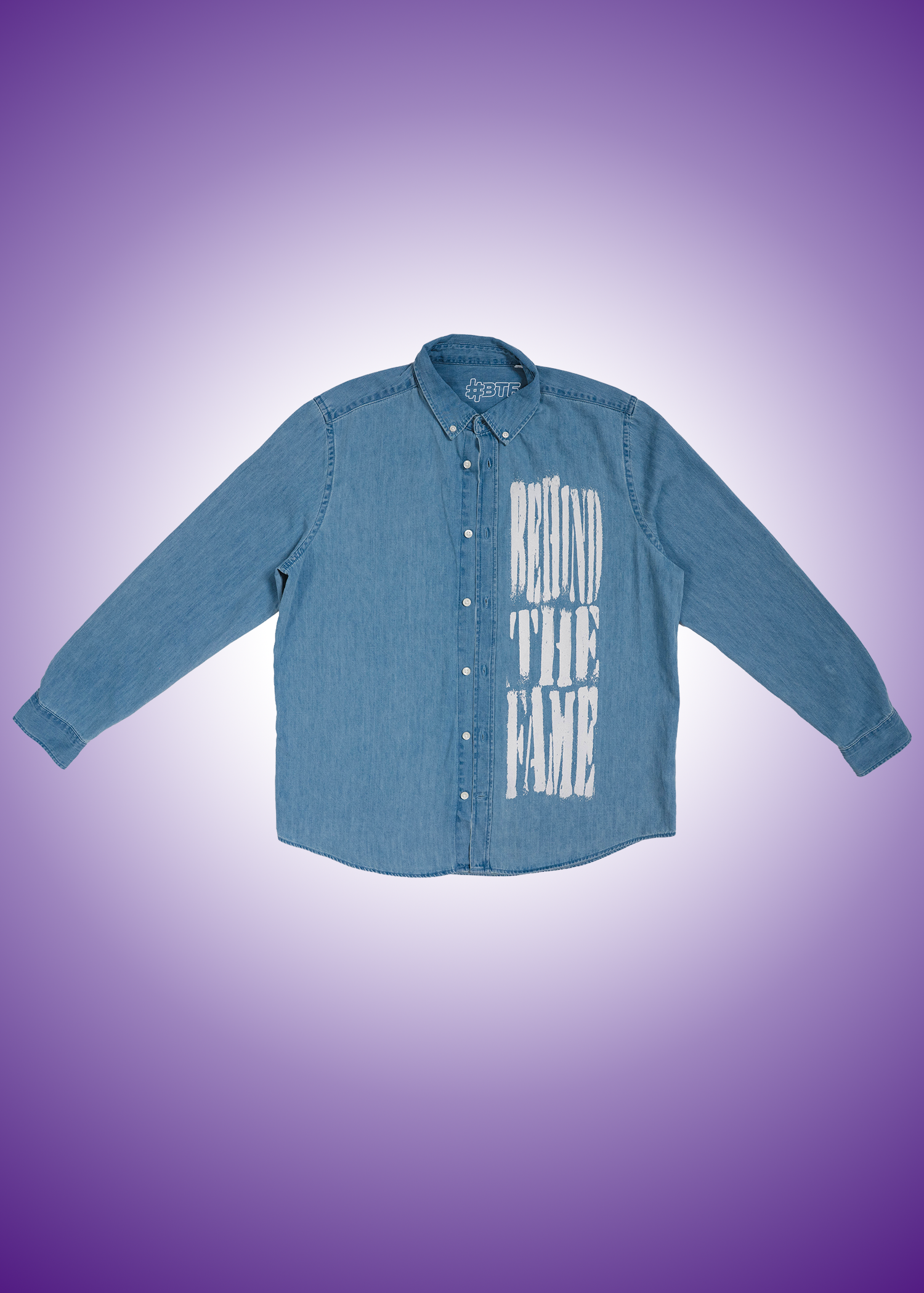 #BTF SMILE DENIM SHIRT