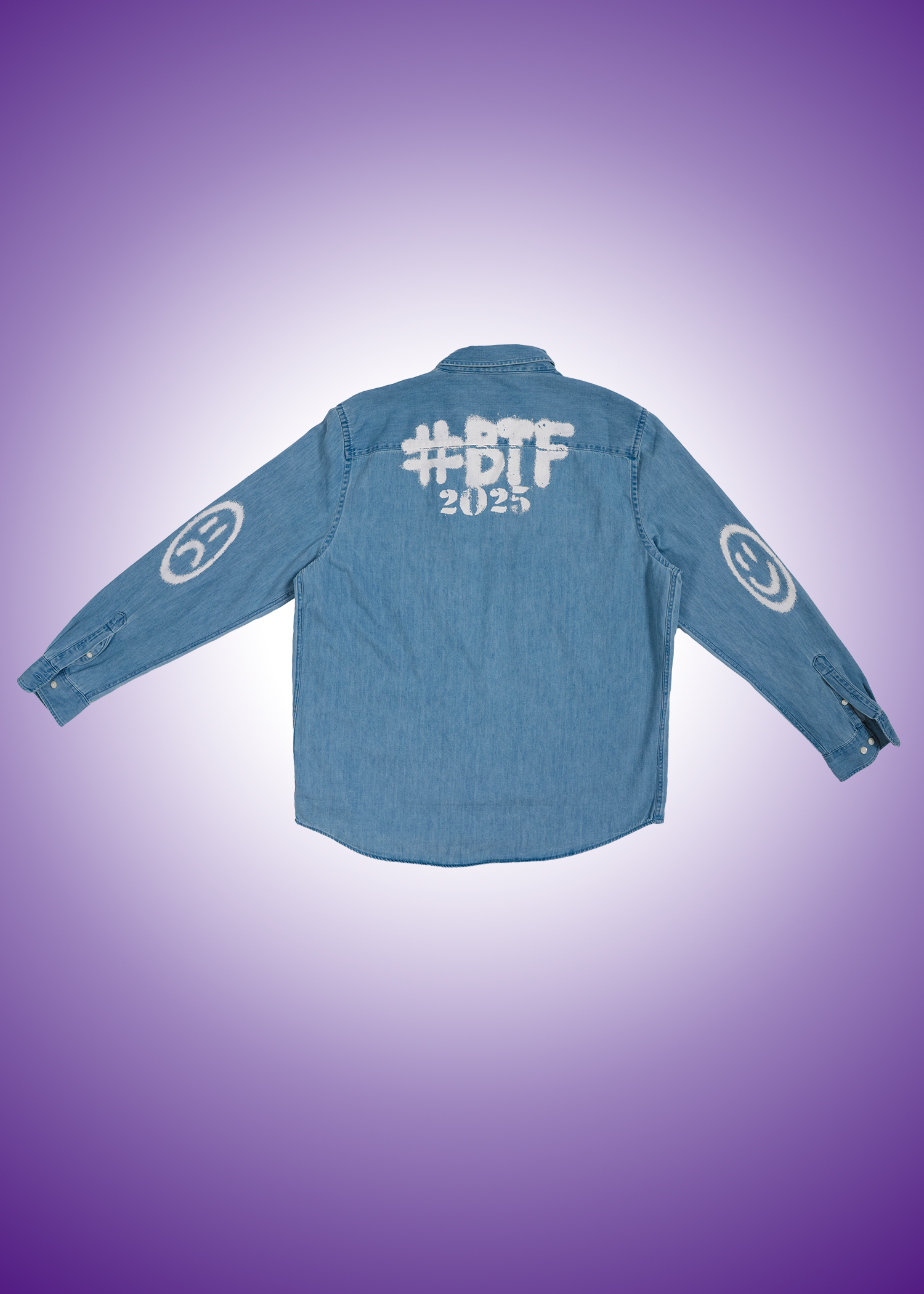 #BTF SMILE DENIM SHIRT