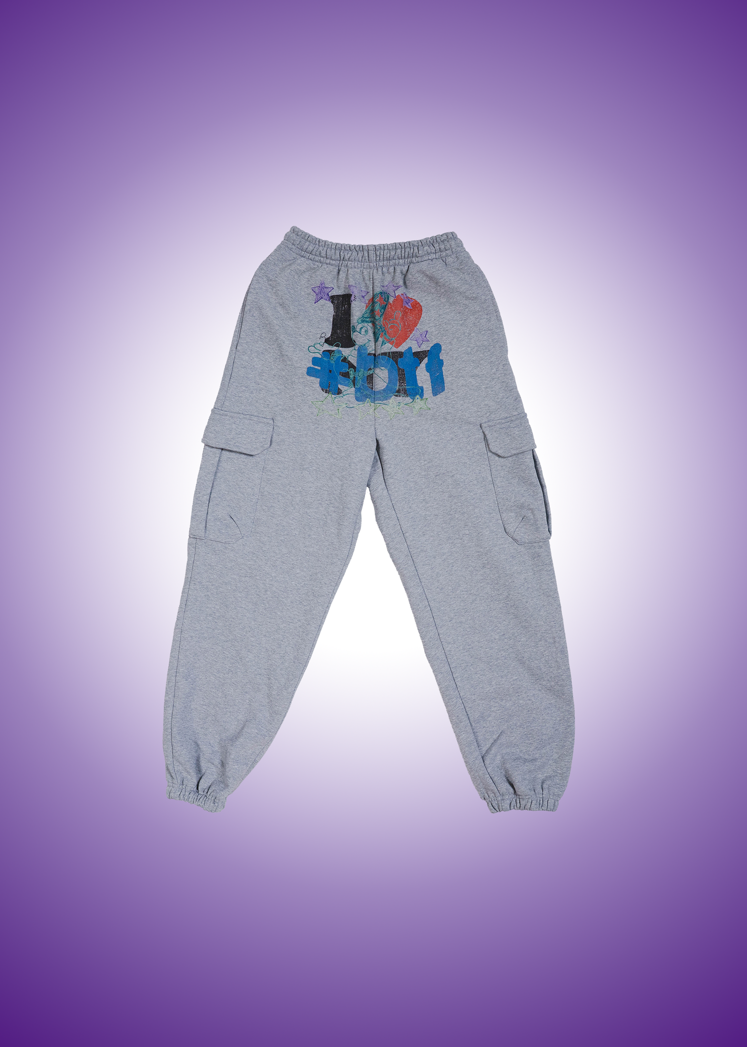 I LOVE #BTF GRAFFITI PANTS