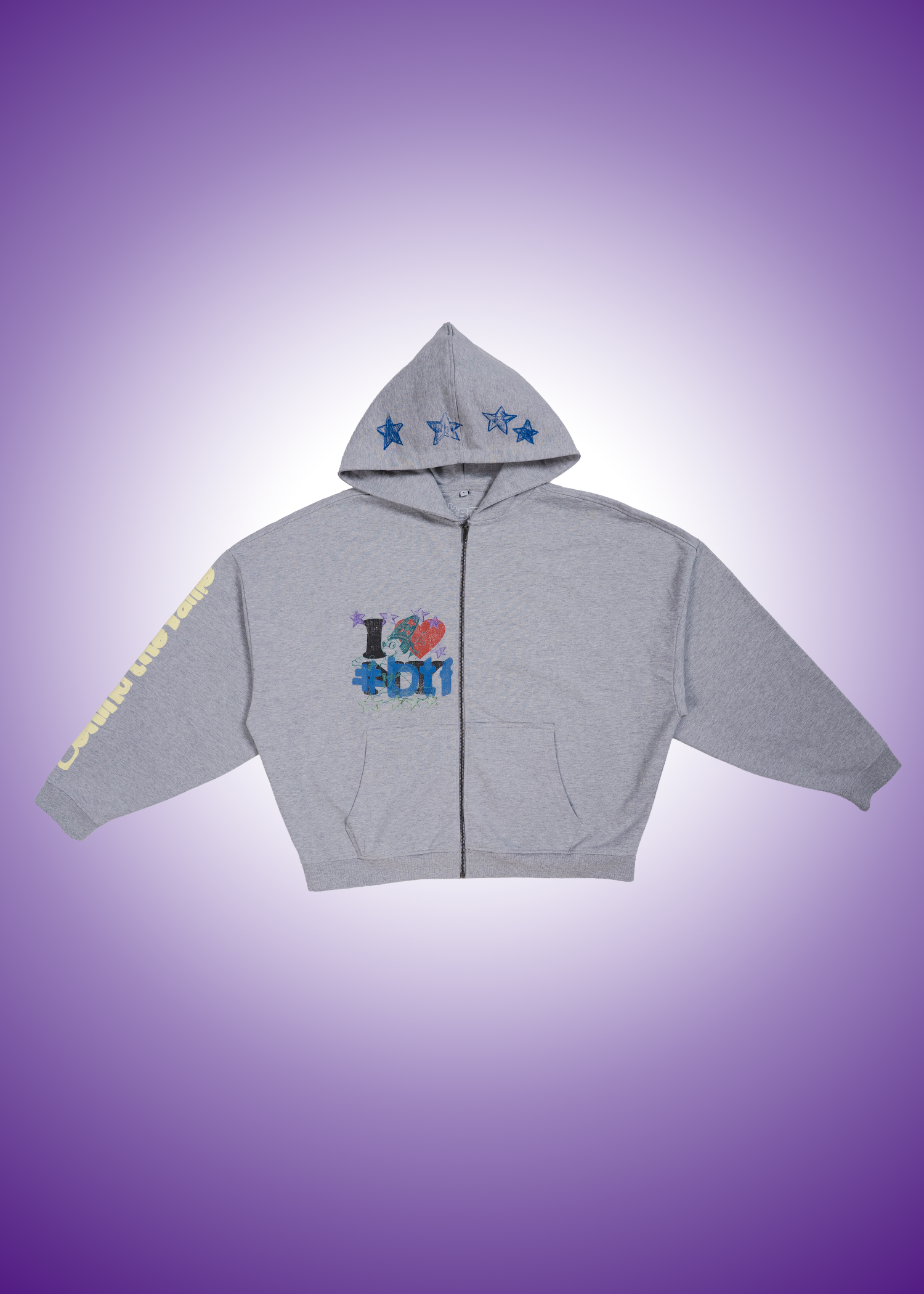 I LOVE #BTF GRAFFITI HOODIE