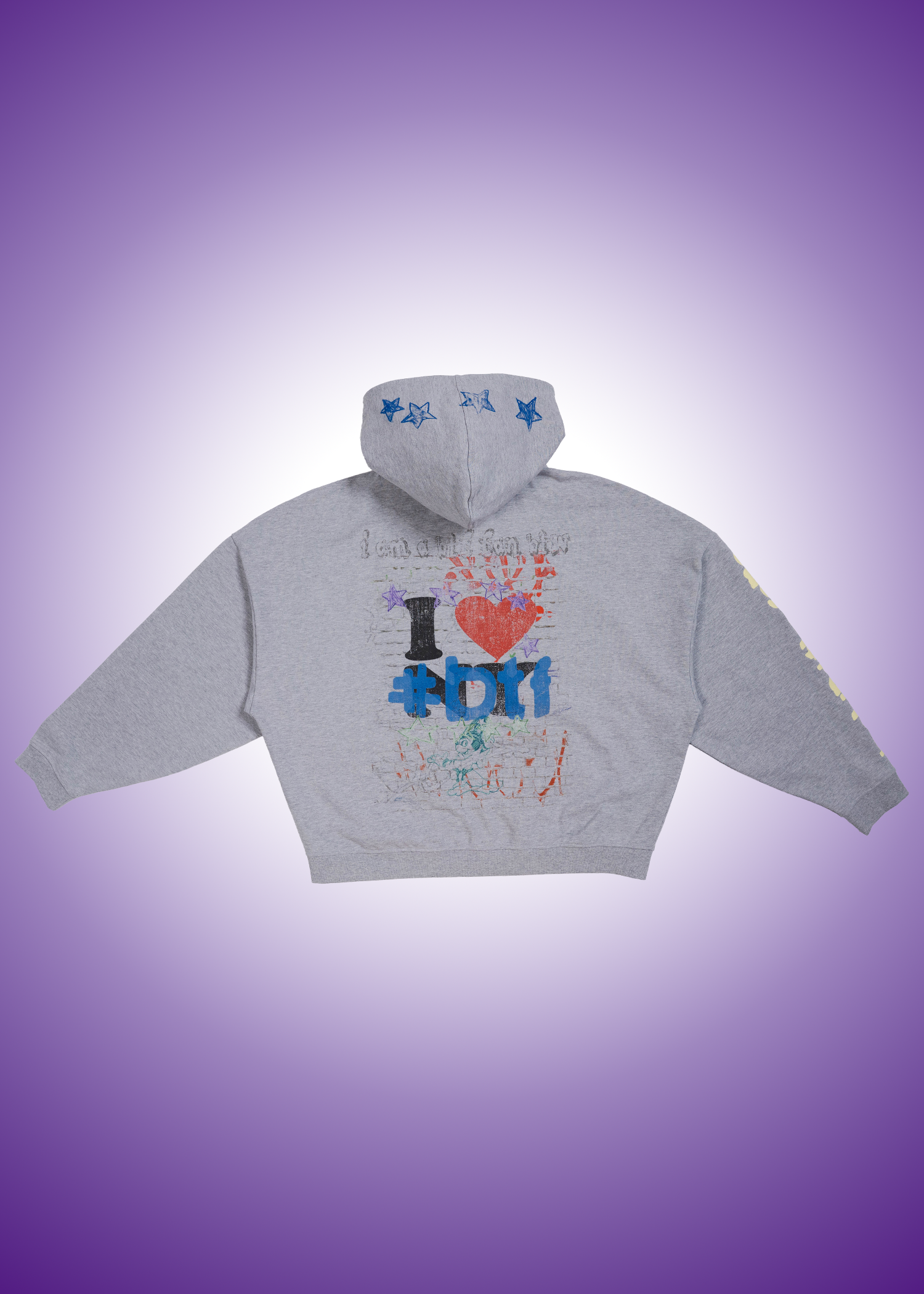 I LOVE #BTF GRAFFITI HOODIE