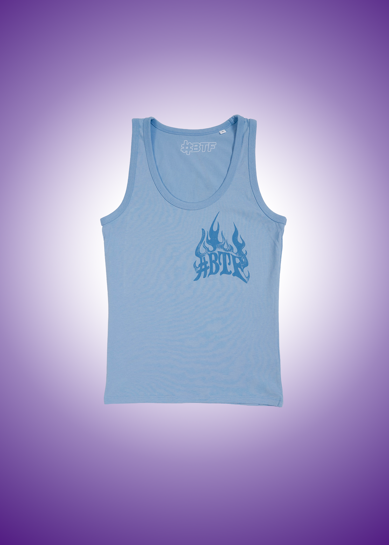 #BTF FLAMES TANKTOP BLUE