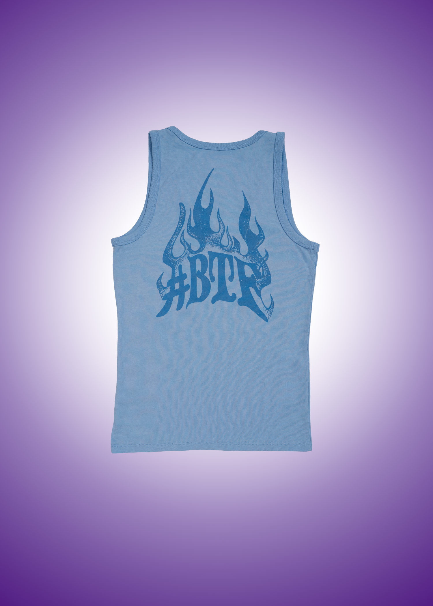 #BTF FLAMES TANKTOP BLUE