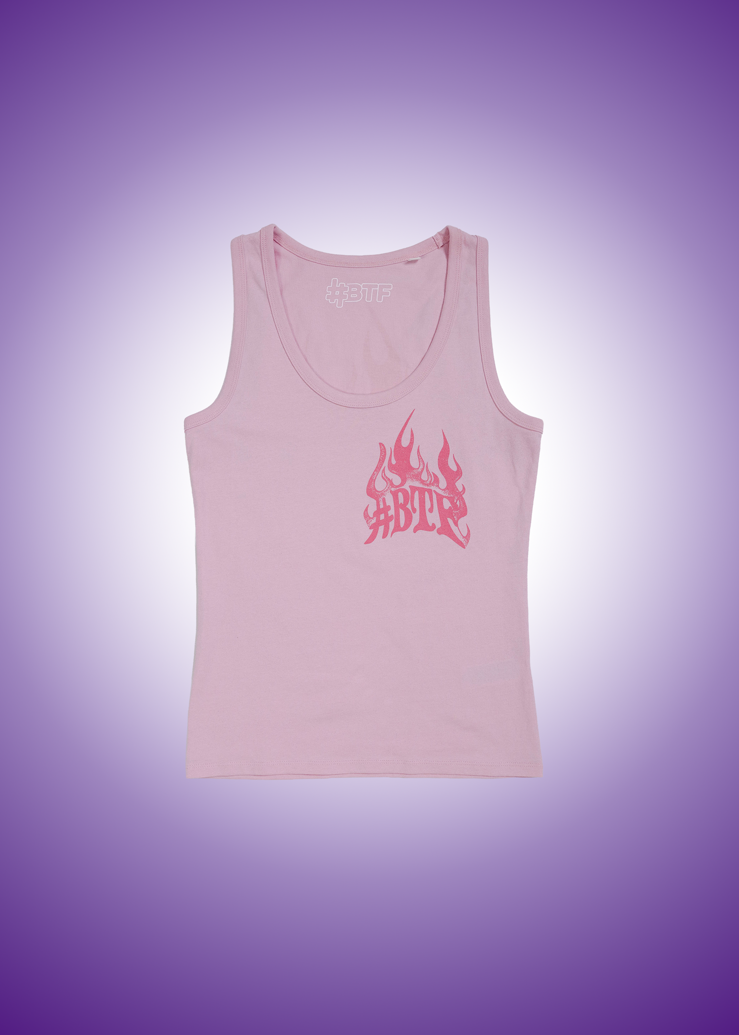 #BTF FLAMES TANKTOP PINK