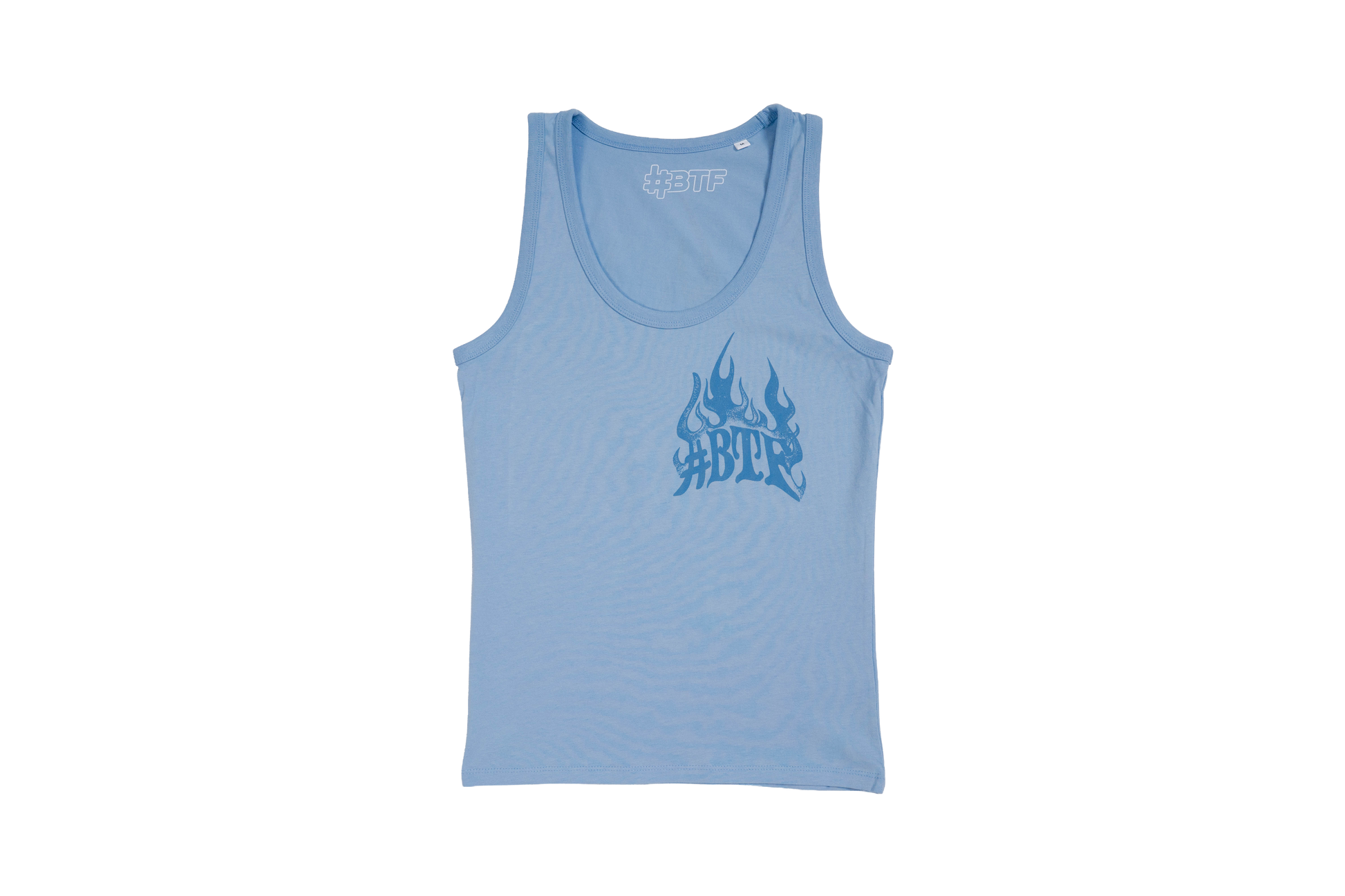 #BTF FLAMES TANKTOP BLUE