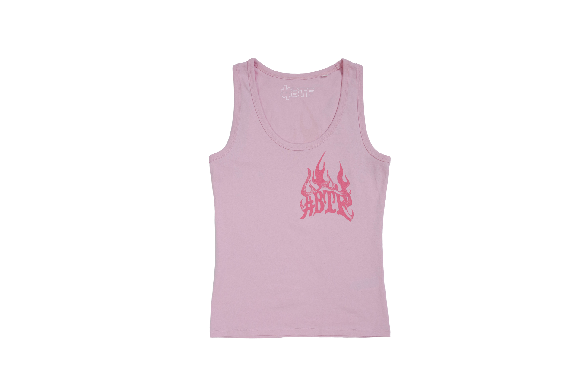 #BTF FLAMES TANKTOP PINK