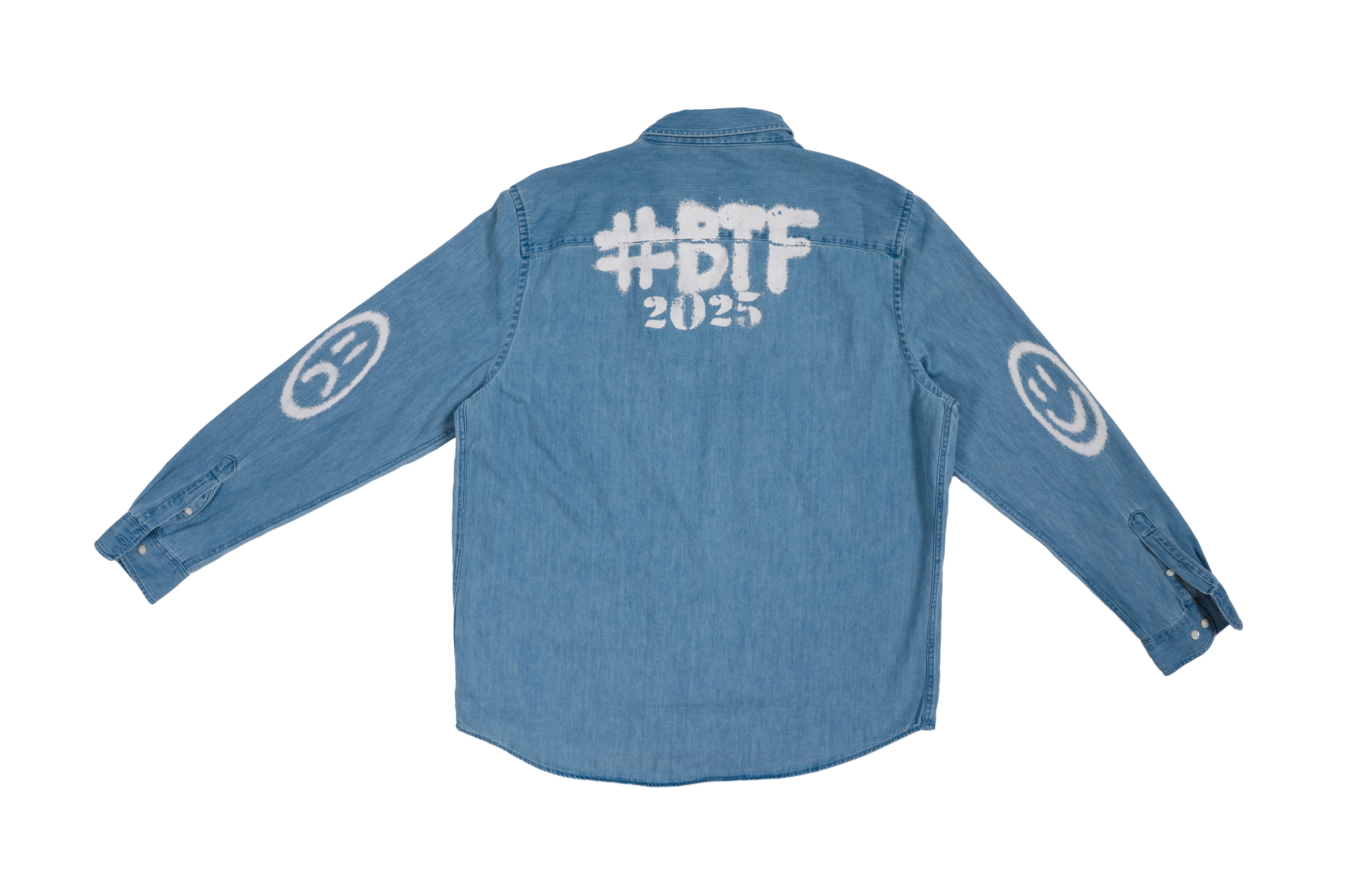 #BTF SMILE DENIM SHIRT