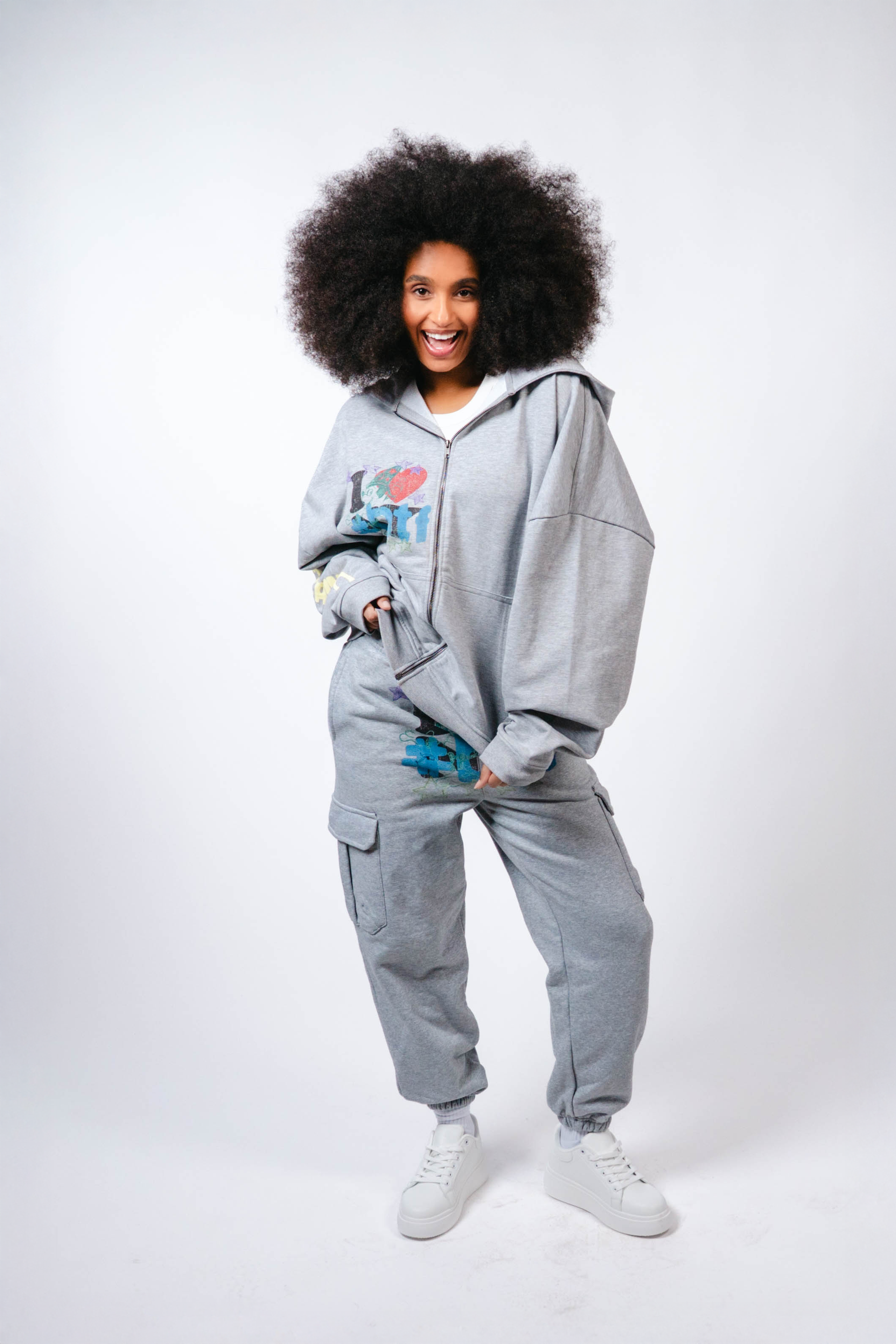 I LOVE #BTF GRAFFITI HOODIE