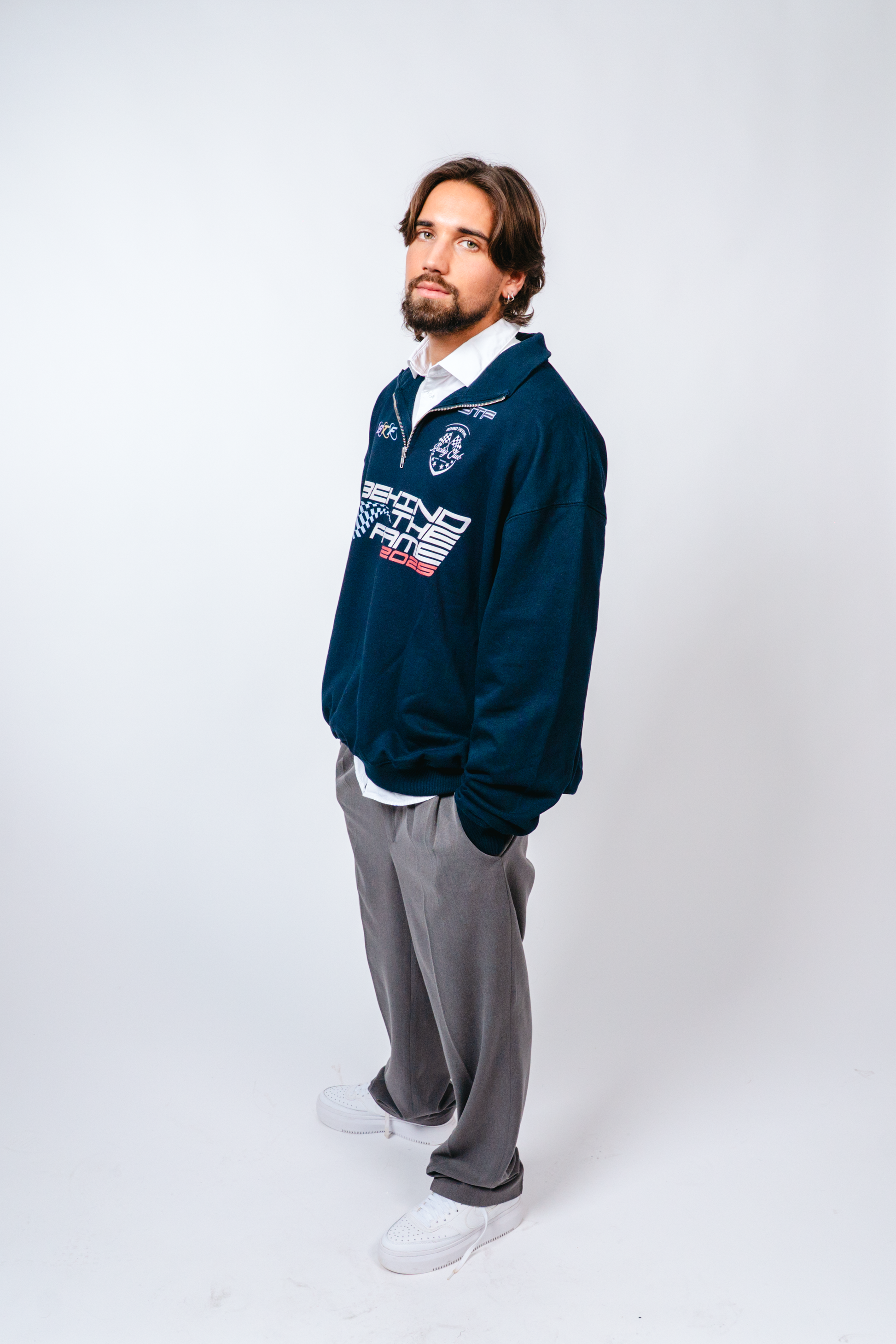 #BTF RACING CLUB POLO ZIP HOODIE