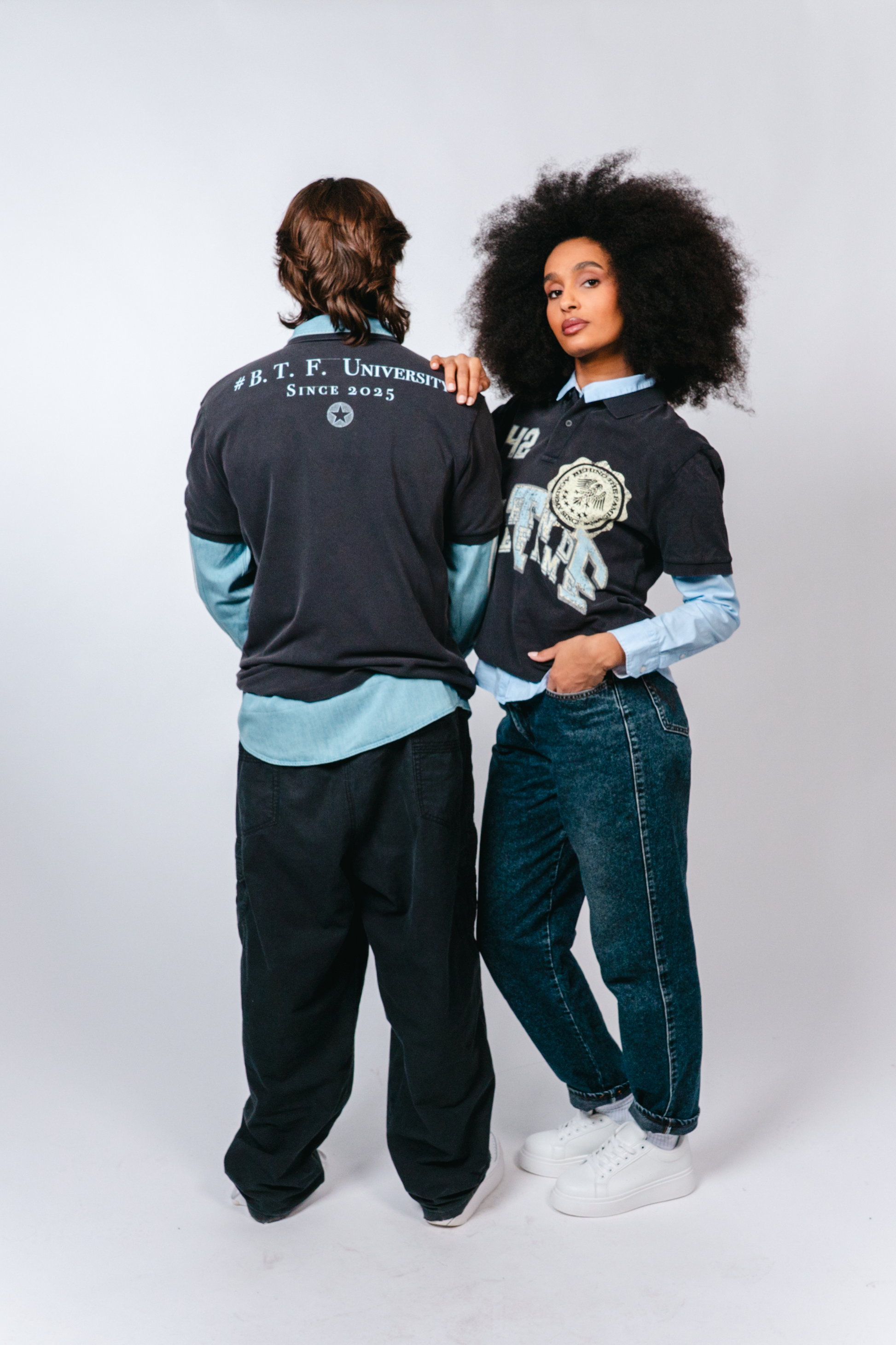 #BTF UNIVERSITY POLO TEE