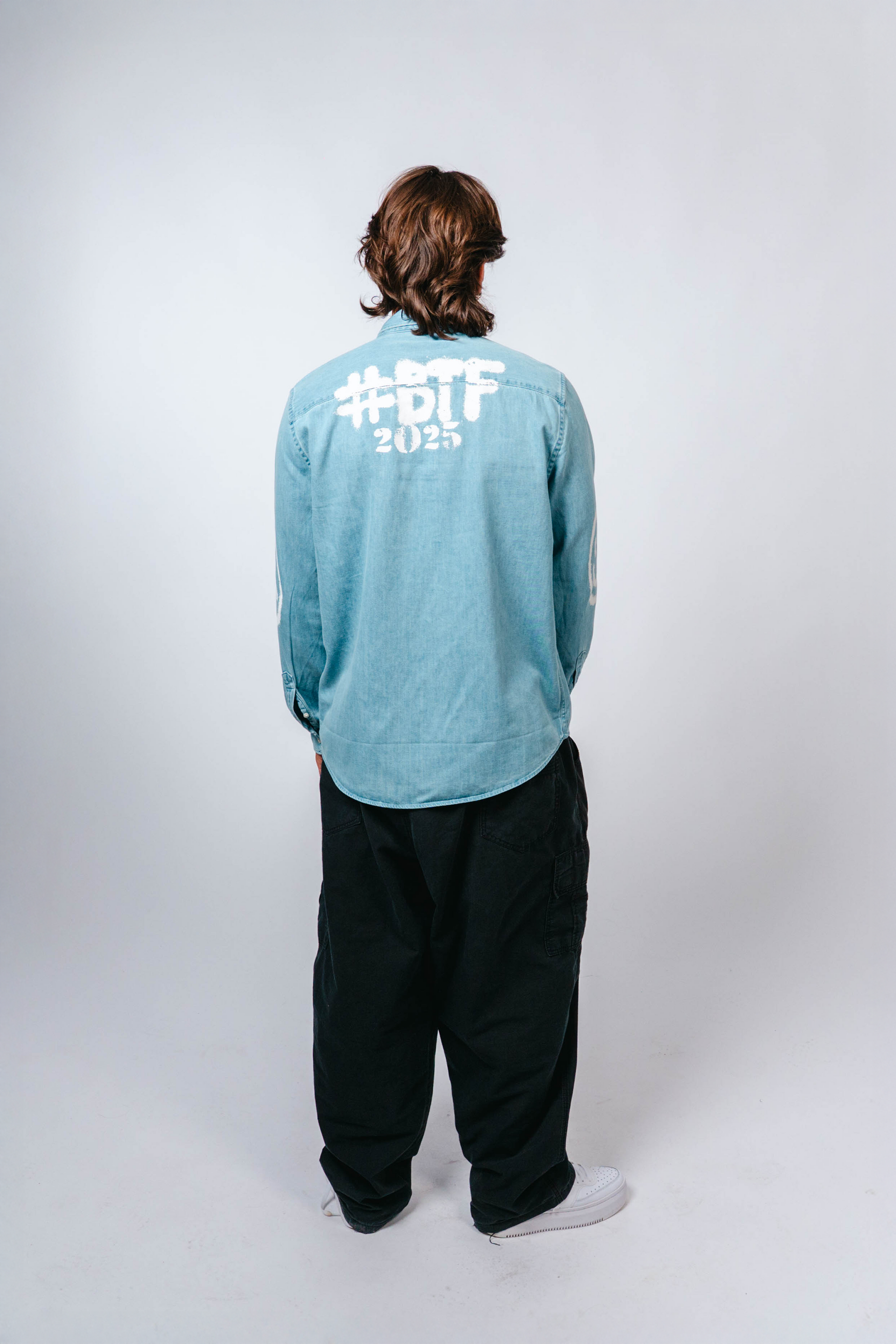 #BTF SMILE DENIM SHIRT